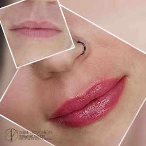 Lippenvollschattierung