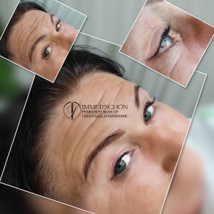Permanent Make-up Augenbrauen und Lidstrich